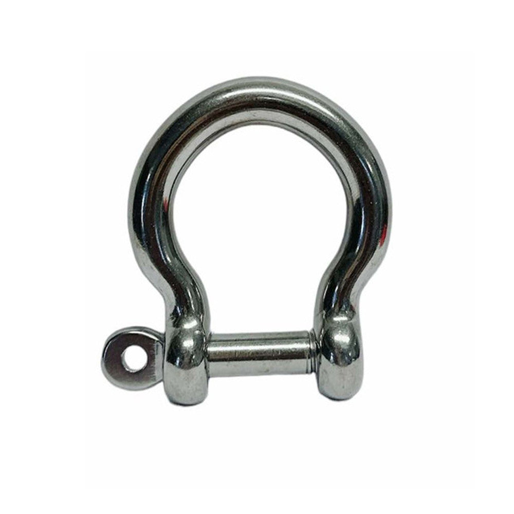 5 Pc Set Stainless Steel Bow Shackle Anchor, Chain Rigging Shackle for Boat, Paracord, Rope, Cable, and Outdoor Hardware