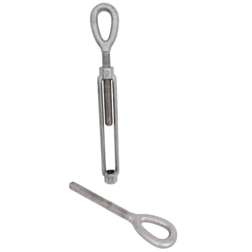 T316 Stainless Steel Drop Forged Mil-Spec Eye Eye Turnbuckle, Marine Grade Rigging Tensioner for Cable, Rope, and Chain