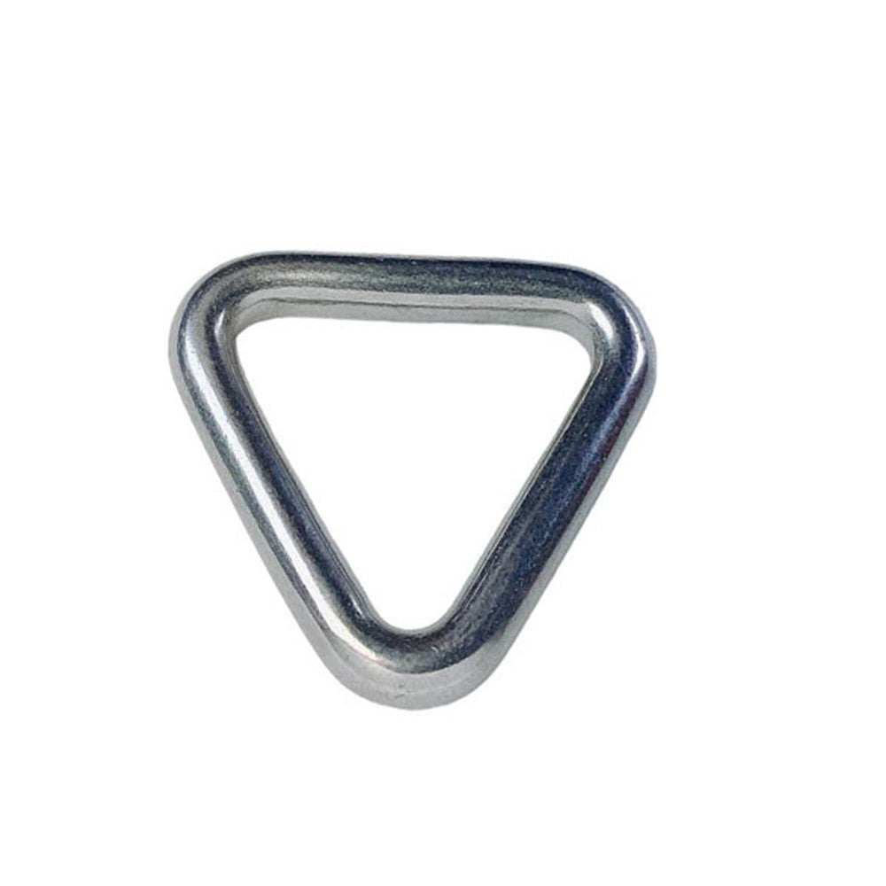 4 Pc Set Marine T316 Stainless Steel Triangle Ring, Formed Welded Rigging Ring for Boat, Chain, Rope, Cable, and Outdoor Hardware