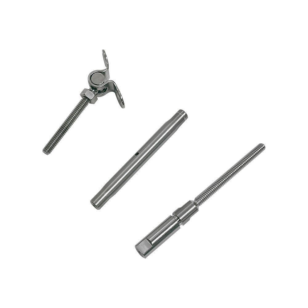 Marine Stainless Steel T316 Swageless & Deck Toggle Turnbuckle For Cable Wire