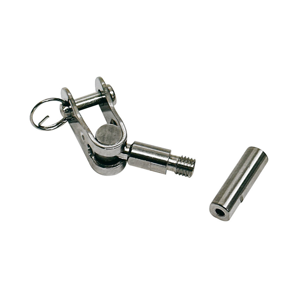 Stainless Steel Swageless Toggle Jaw for Cable, Marine Boat Wire Railing Jaw Fitting for Deck, Stair, Balcony, Dock, and Rigging Systems