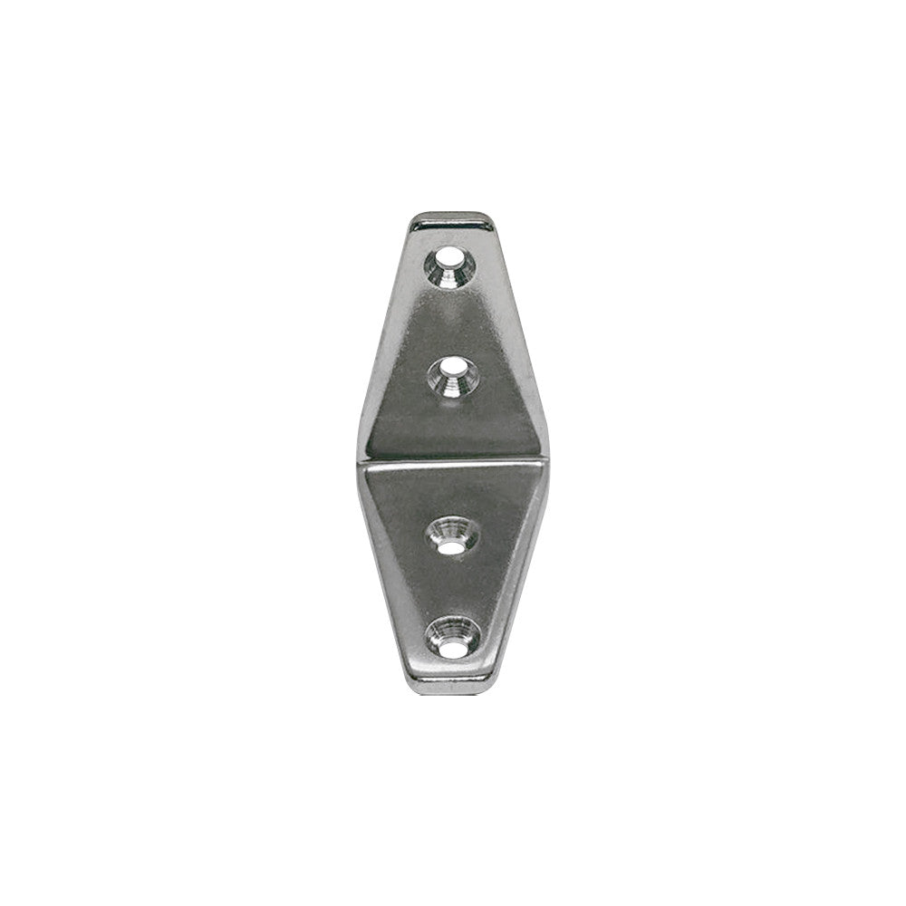 10 Pc Set T316 Stainless Steel Angle Plate for Marine Boat Rigging, Heavy Duty Lifting Hardware Bracket for Dock, Deck, Rope, Chain, and Cable