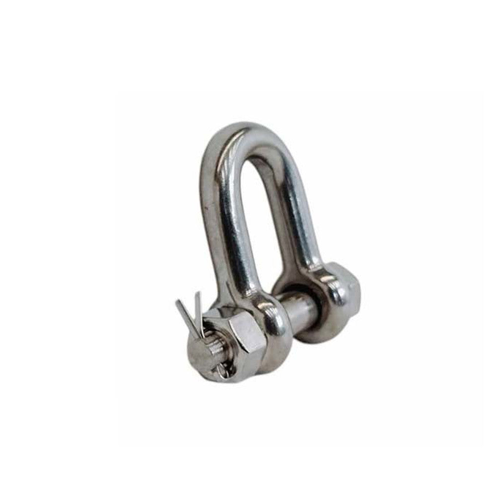 Mil Spec T316 Stainless Steel Forged Bolt Pin Chain Shackle, Marine Grade Rigging Shackle for Chain, Rope, Cable, and Anchor Use