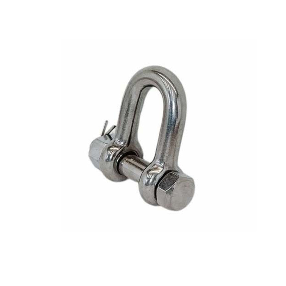 Mil Spec T316 Stainless Steel Forged Bolt Pin Chain Shackle, Marine Grade Rigging Shackle for Chain, Rope, Cable, and Anchor Use