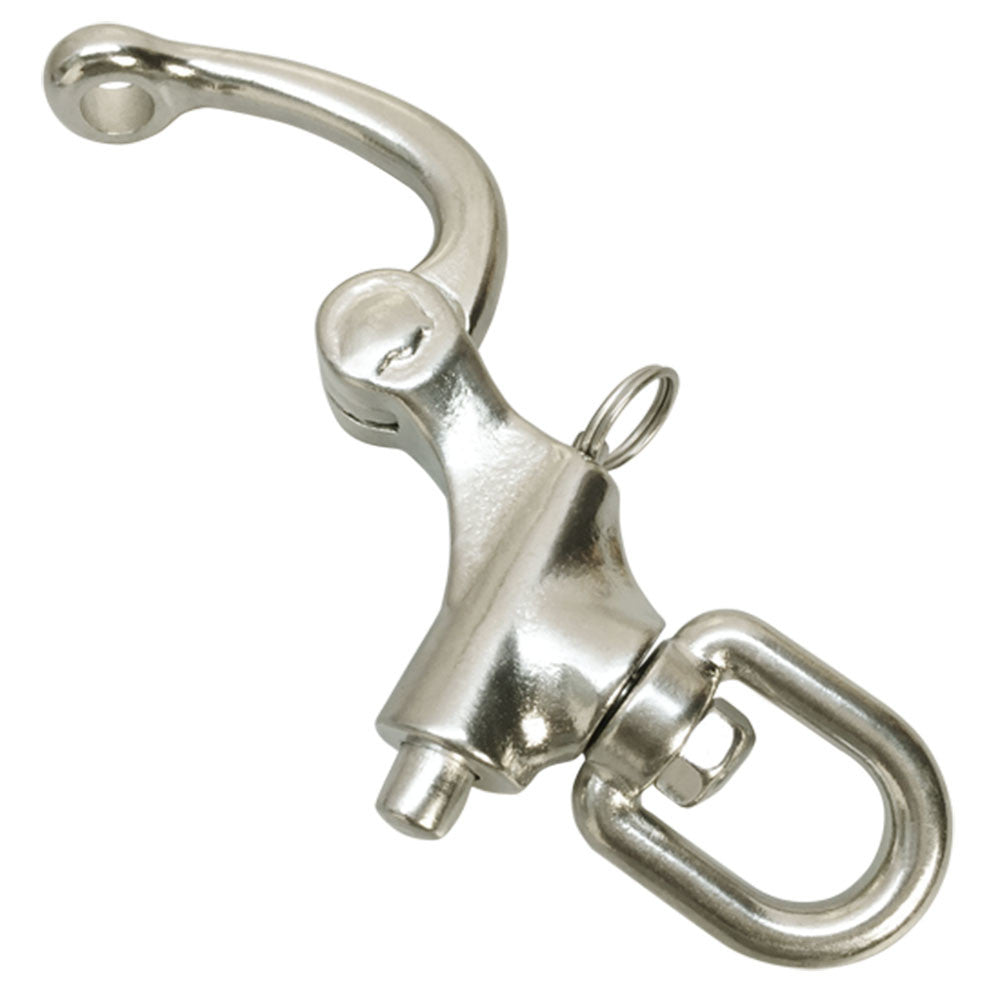 5 Pc Set Marine Stainless Steel 316 Swivel Eye Snap Shackle, Boat Anchor Shackle for Rope, Chain, Cable, and Rigging