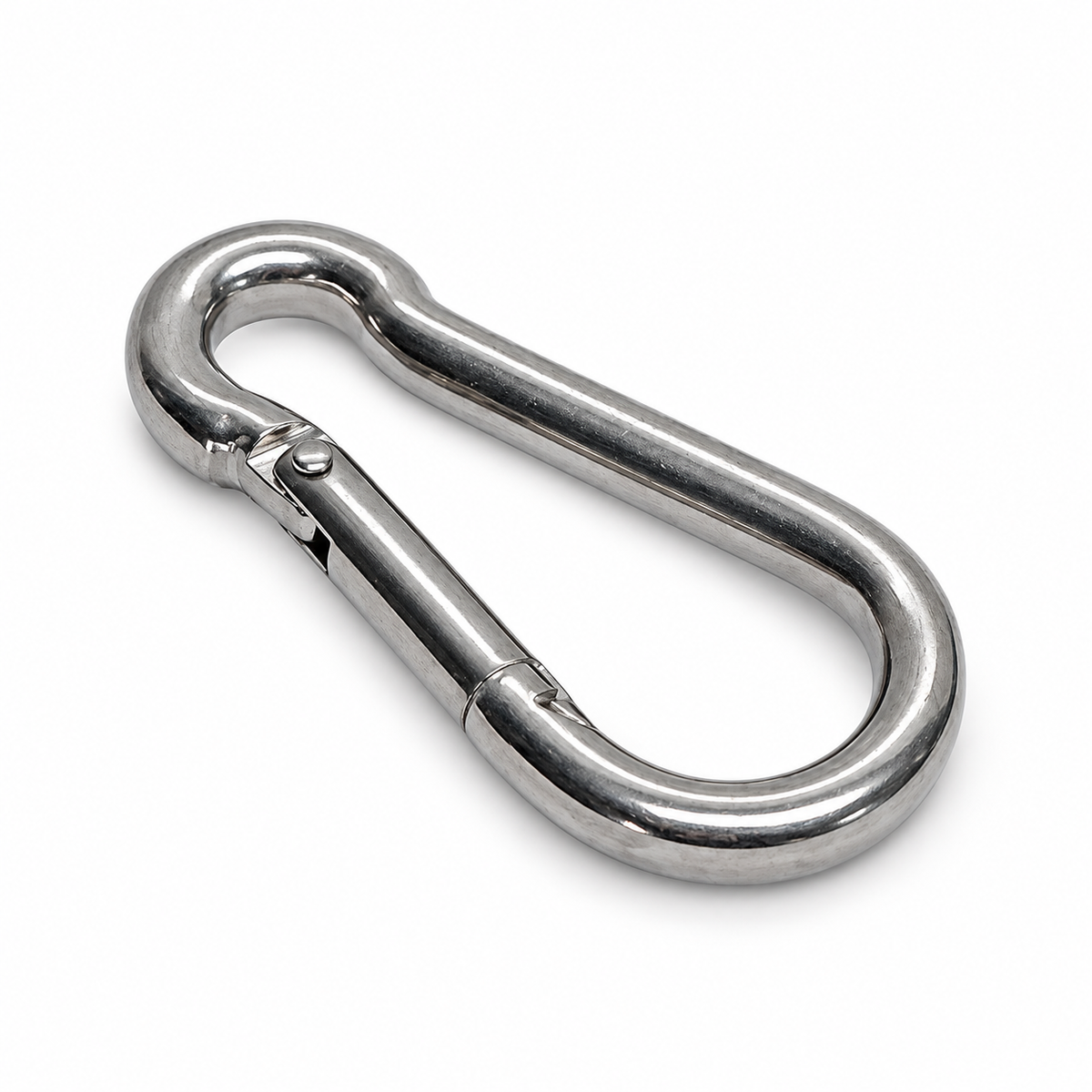 5 Pc Set Marine T316 Stainless Steel Snap Hook, Spring Snap Hook Connector for Rope, Chain, Cable, Rigging, and Dock Hardware