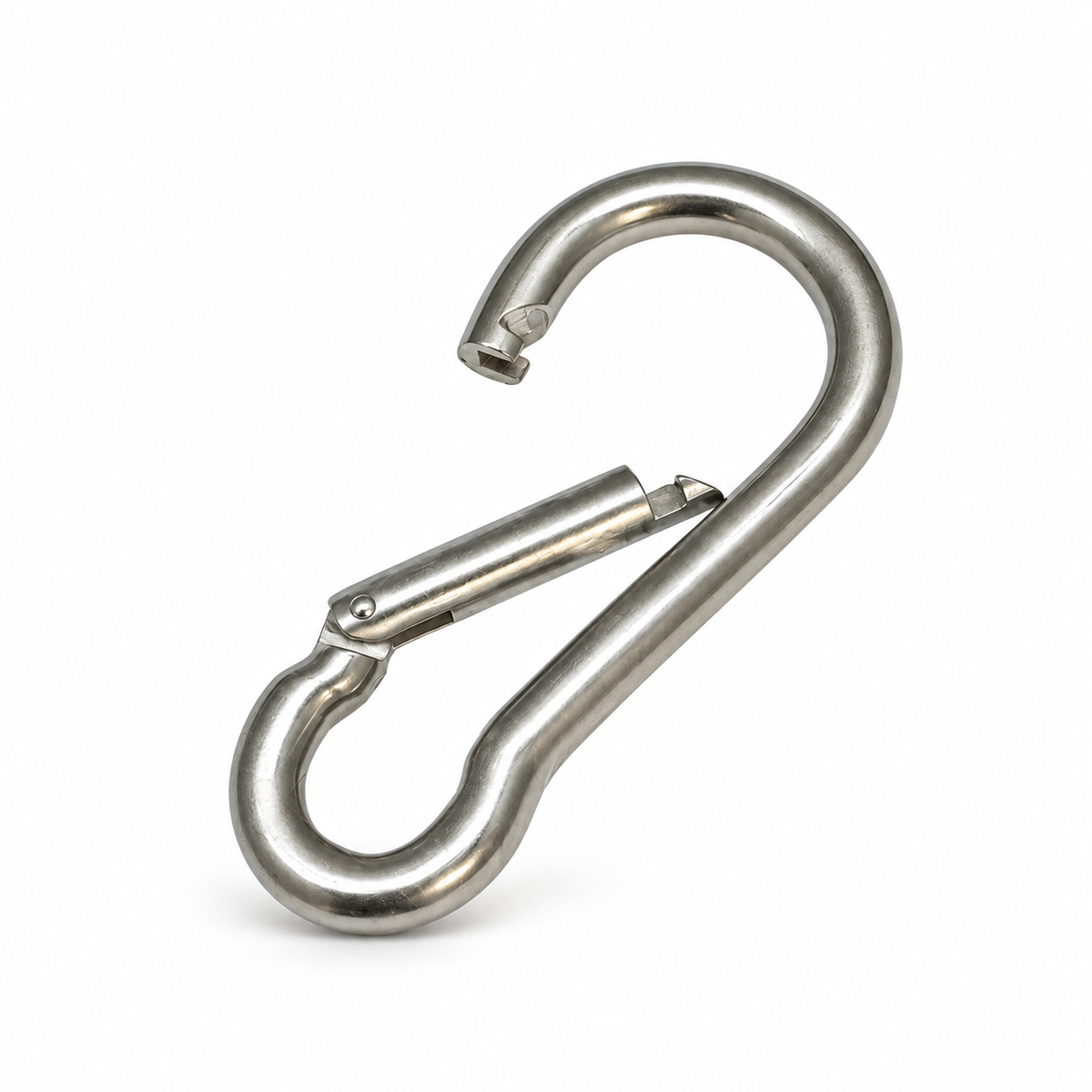 5 Pc Set Marine T316 Stainless Steel Snap Hook, Spring Snap Hook Connector for Rope, Chain, Cable, Rigging, and Dock Hardware