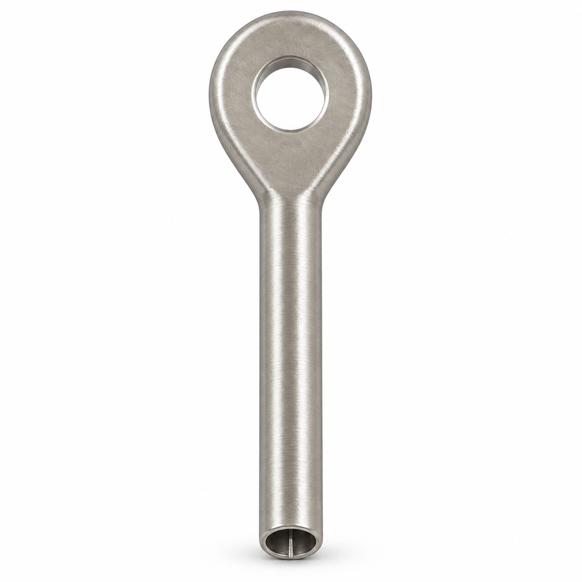5 Pc Set T316 Stainless Steel Swage Eye Terminal, Cable Railing Wire Rope End Fitting for Marine, Deck, Rigging, and Outdoor Use