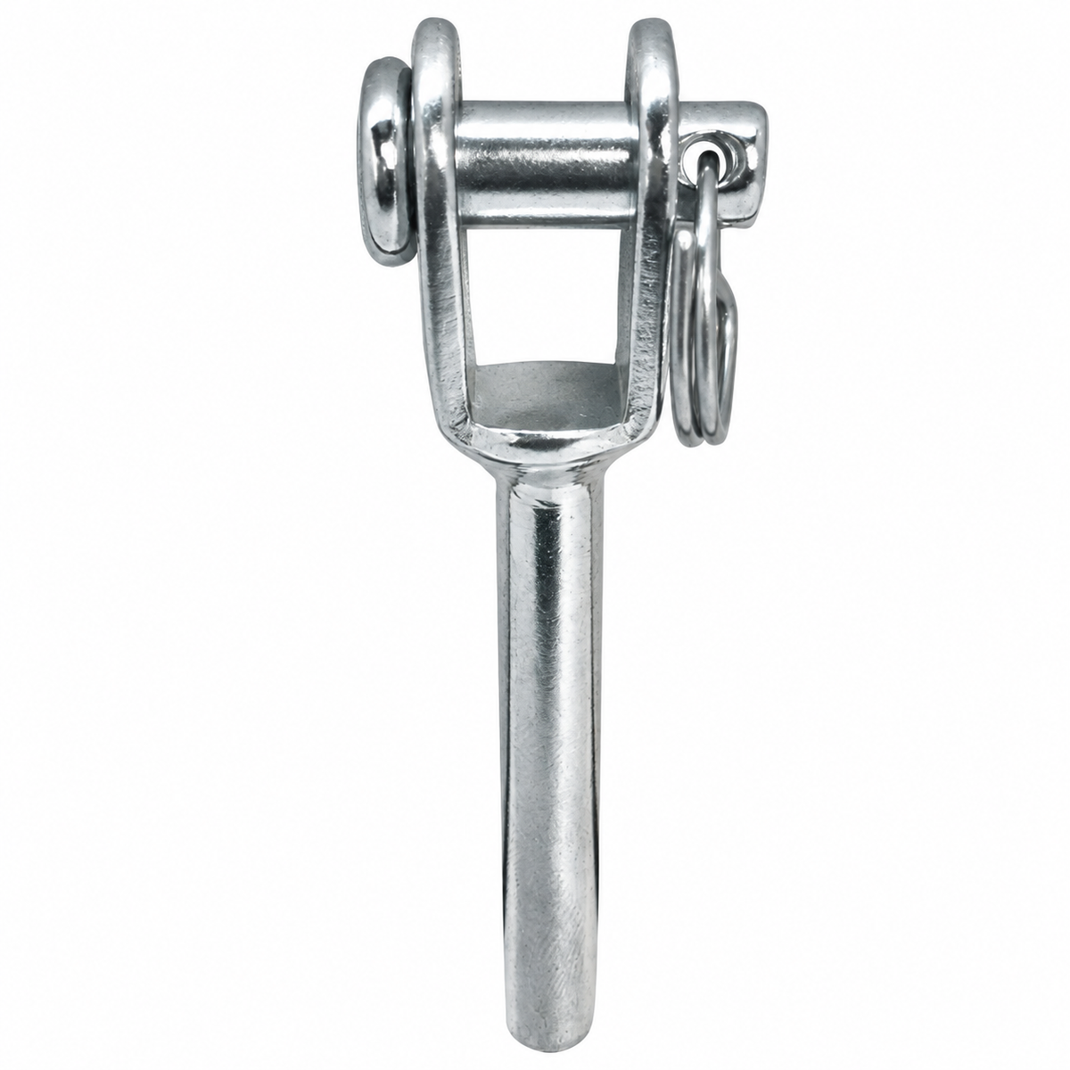 5 Pc Set Marine T316 Stainless Steel Wire Rope Swage Jaw Terminal, Cable End Fitting for Rigging, Railing, Lifeline, and Outdoor Use