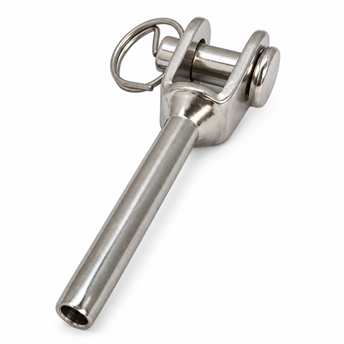 5 Pc Set Marine T316 Stainless Steel Hand Swage Jaw Terminal, Cable Wire Railing End Fitting for Boat, Deck, Stair, Rigging