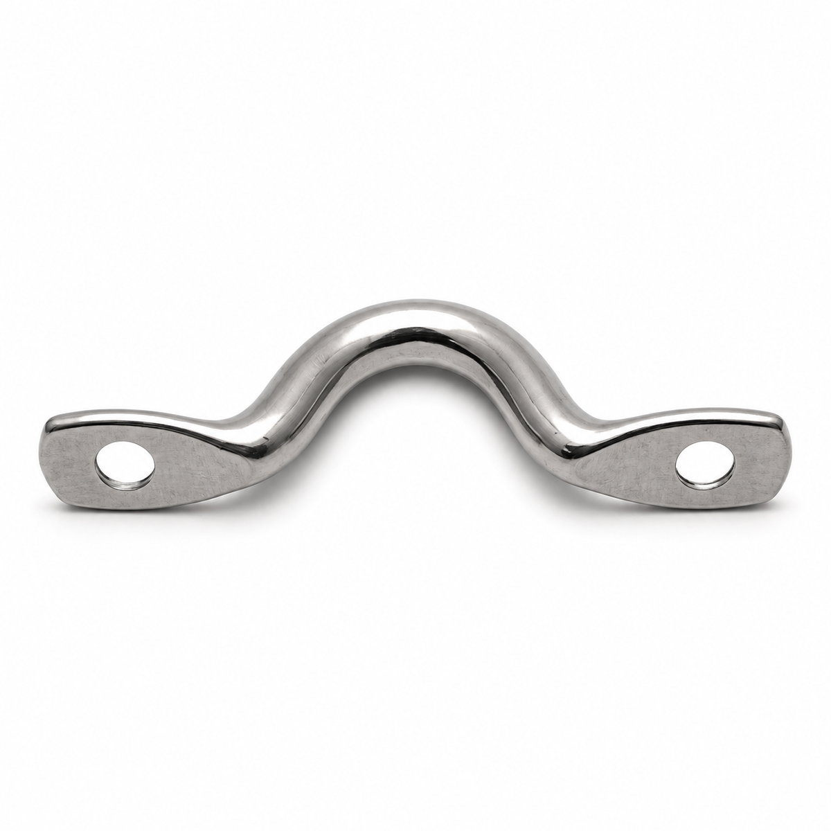 10 Pc T304 Stainless Steel Wire Eye Strap, Marine Wire Saddle for Rope, Cable, Boat, Dock, Deck, and Outdoor Hardware