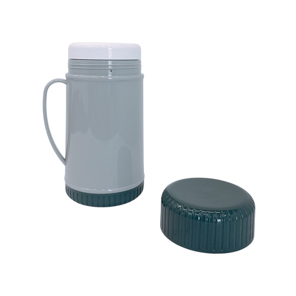1.3L /42 oz Insulated Food Jar, Double Lid Vacuum Insulated Food Container, Leakproof Thermal Lunch Jar for Soup