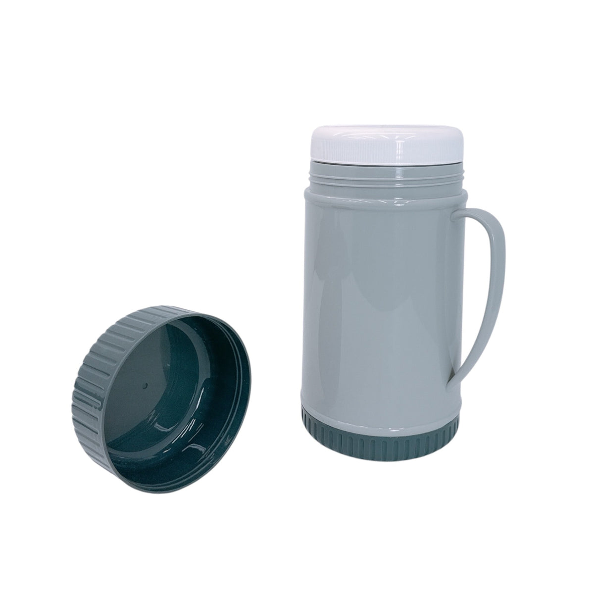 1.6L /56 oz Insulated Food Jar, Double Lid Vacuum Insulated Food Container, Leakproof Thermal Lunch Jar for Soup