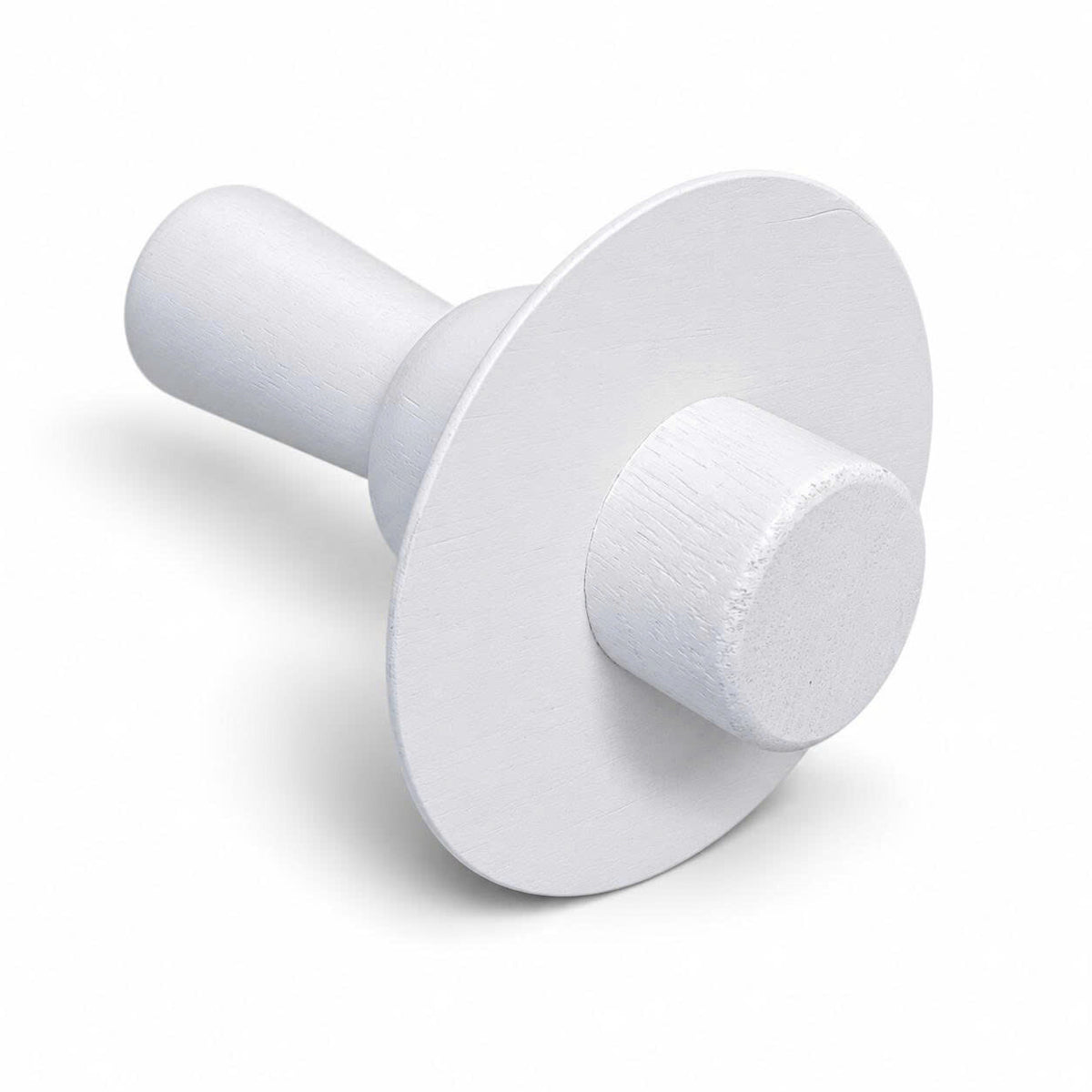 Fairmont White Neck Block, 99mm Mannequin Neck Cap for Fabric Dress Forms, Replacement Top Finial for Clothing Displays