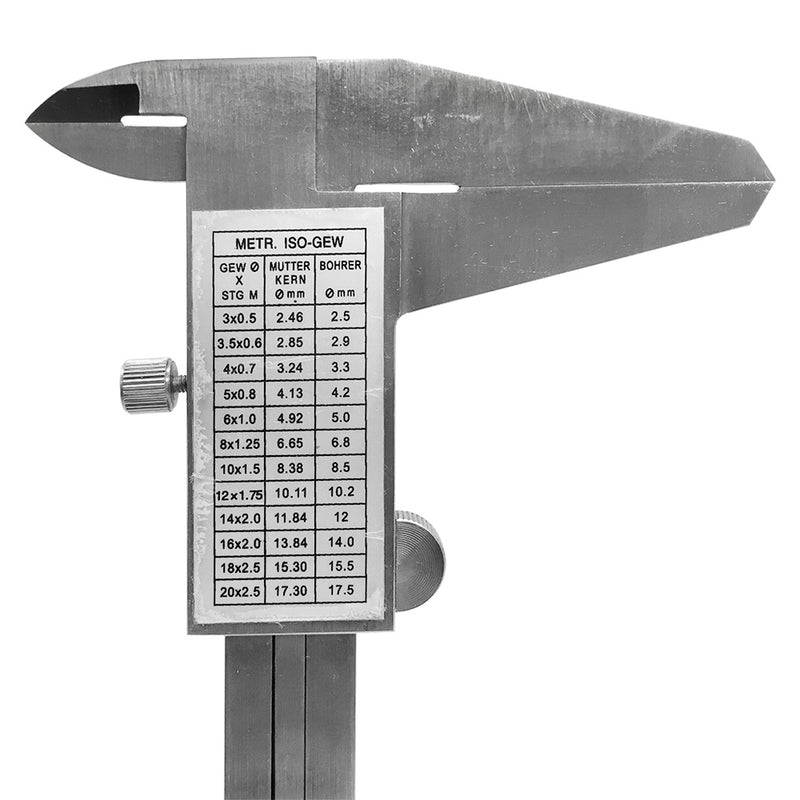 6"/8" Stainless Steel Vernier Caliper High Precision Micrometer Gauge Tool