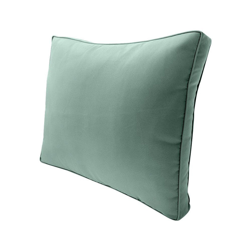 Outdoor Deep Seat Back Rest Cushion Bolster Pillow Large Size |COVER ONLY|