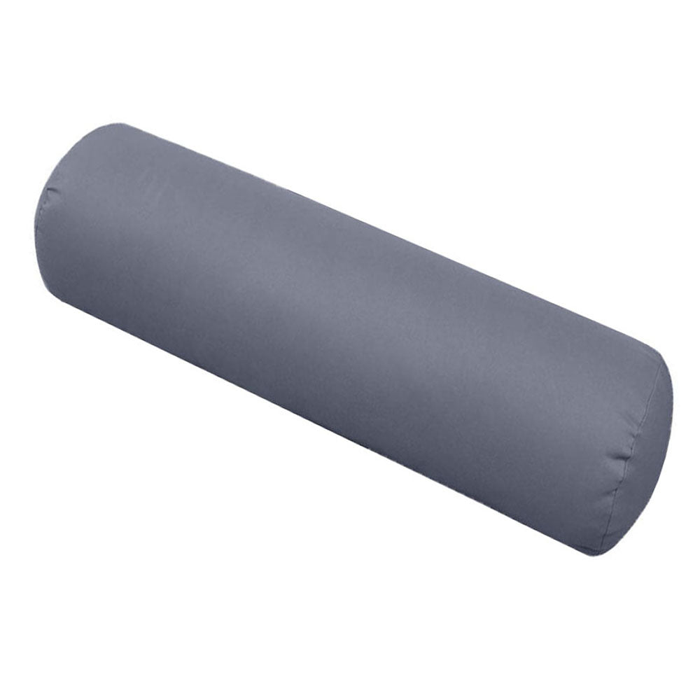 Large Size 26"x6" Outdoor Bolster Pillow Water Repellent Decorative Bolster Pillow Insert and Cover for Porch Swing Couch Sofa Cushion Patio Furniture