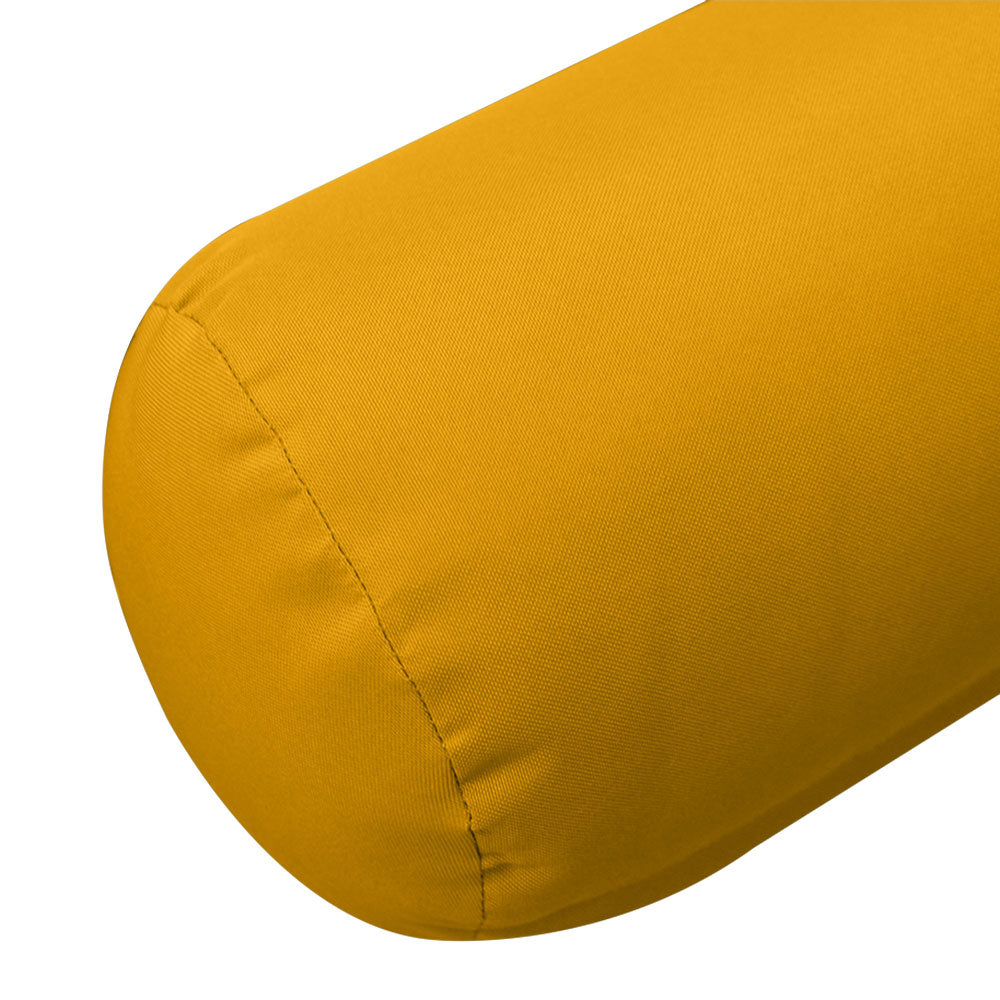 Large Size 26"x6" Outdoor Bolster Pillow Water Repellent Decorative Bolster Pillow Insert and Cover for Porch Swing Couch Sofa Cushion Patio Furniture