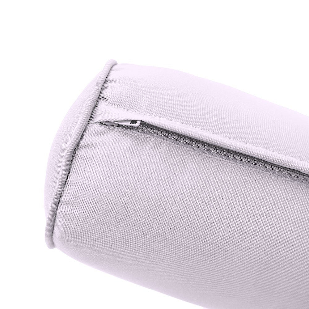 Large Size 26"x6" Outdoor Bolster Pillow Water Repellent Decorative Bolster Pillow Insert and Cover for Porch Swing Couch Sofa Cushion Patio Furniture
