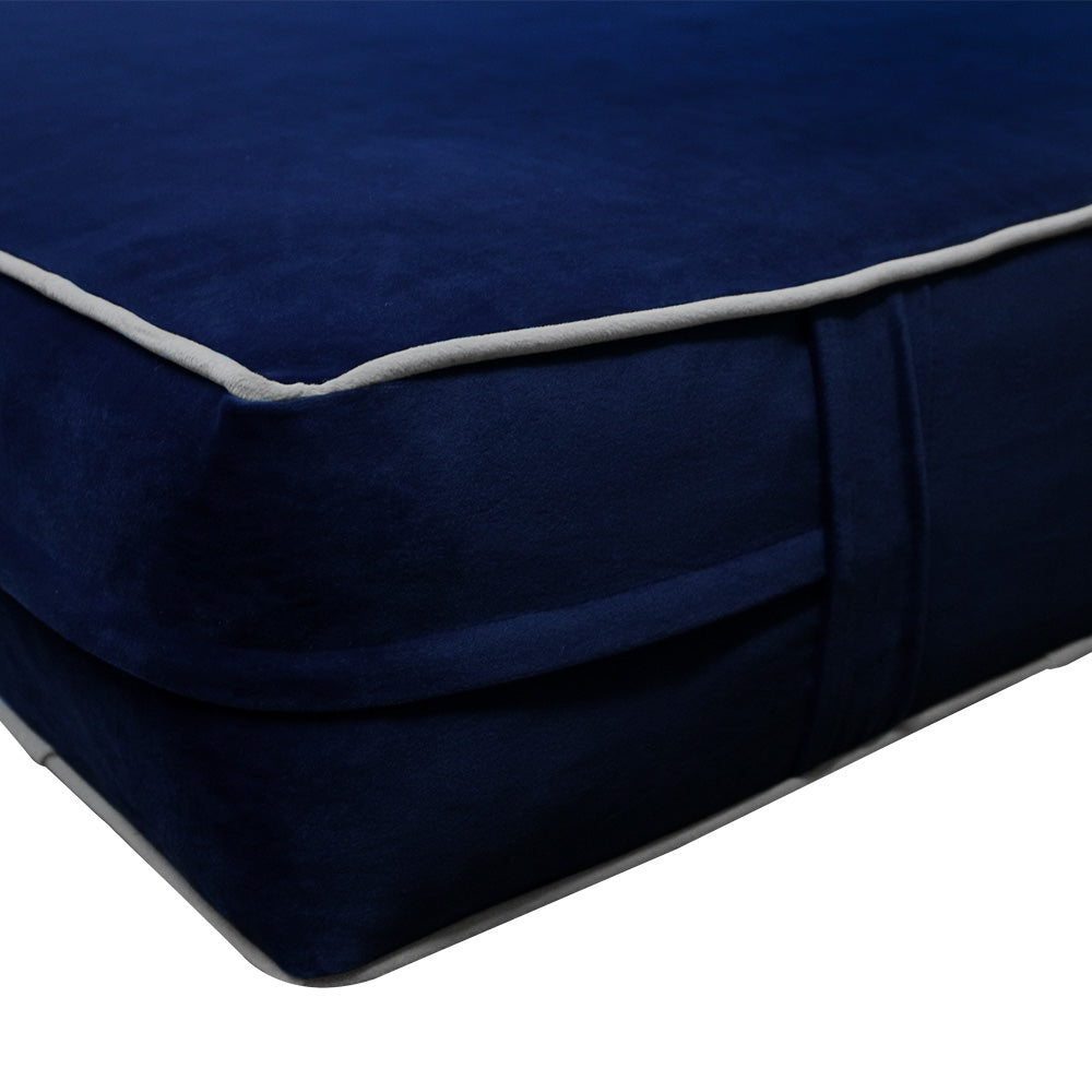 6" Thickness Velvet Indoor Daybed Mattress Fitted Sheet |COVER ONLY|