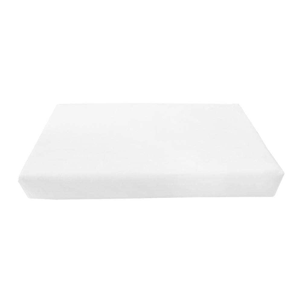 Insert-only white mattress foam base for porch swing or daybed