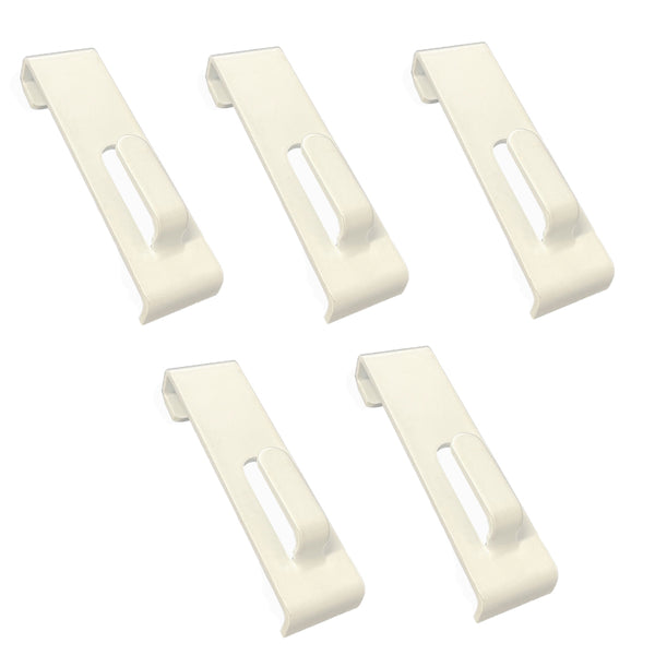 5 PCS WHITE Gridwall Utility  Hook Picture  Hanger Grid  Panel Notch Display
