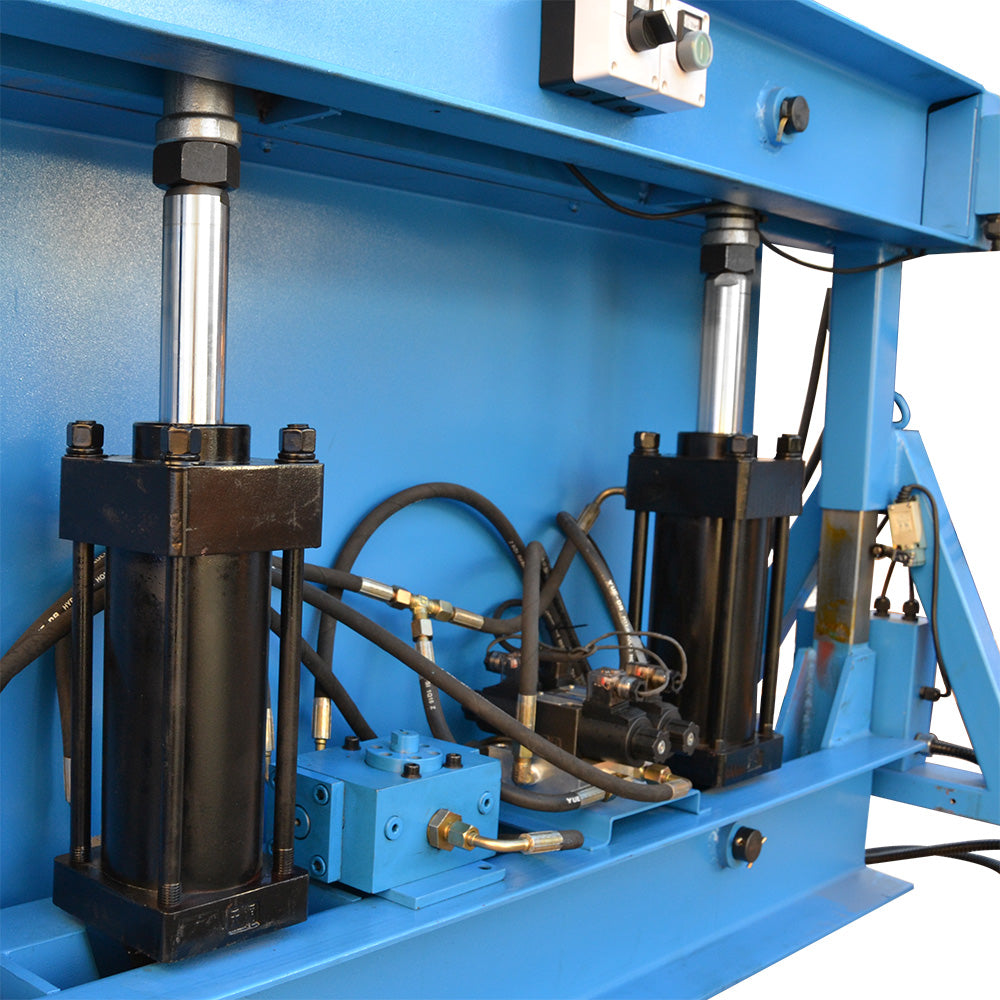 30 Ton Hydraulic Press Brake Box Bender 48" x 8 Gauge Mild Steel Tilt Open Beam