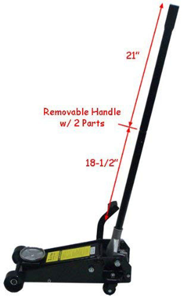 3.5 Ton Garage Jack Car Truck Auto Shop Floor Jack Lift 5-1-4" to 19-1-2"