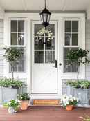 20'' Botanical Artificial Magnolia Wreath Hand Crafted Home Decoration Decor