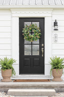 24'' Spring Botanical Artificial Mixed Berry Silk Floral Wreath Realistic Nearly Natural Home Decor