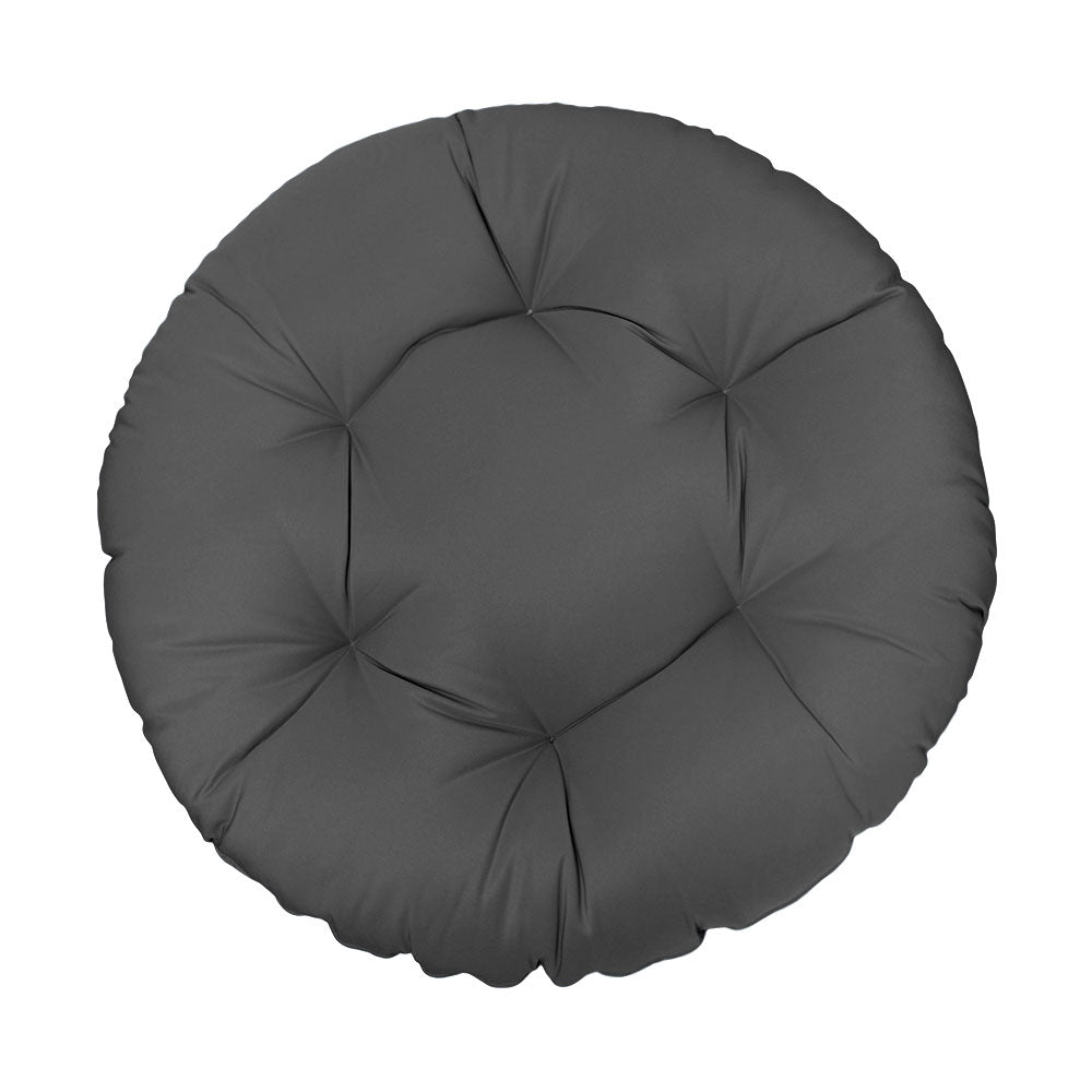 6" Thick Round Papasan Cushion, Tufted Water Repellent Polyester Fabric Yoga Meditation Pillow for Papasan Chair