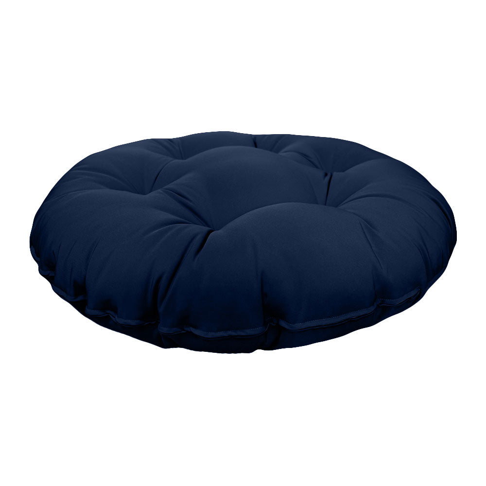 6" Thick Round Papasan Cushion, Tufted Water Repellent Polyester Fabric Yoga Meditation Pillow for Papasan Chair