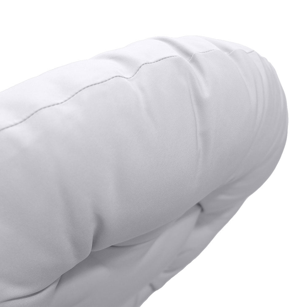6" Thick Round Papasan Cushion, Tufted Water Repellent Polyester Fabric Yoga Meditation Pillow for Papasan Chair