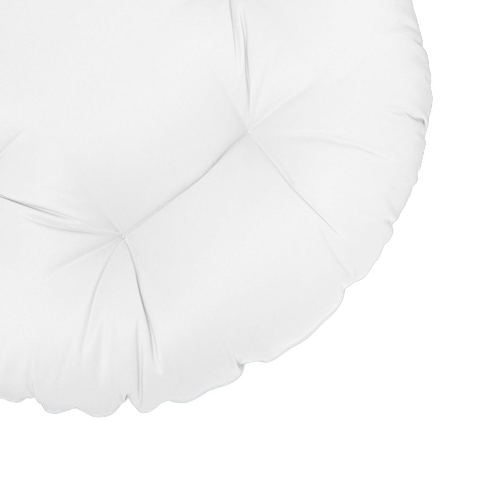 6" Thick Round Papasan Cushion, Tufted Water Repellent Polyester Fabric Yoga Meditation Pillow for Papasan Chair