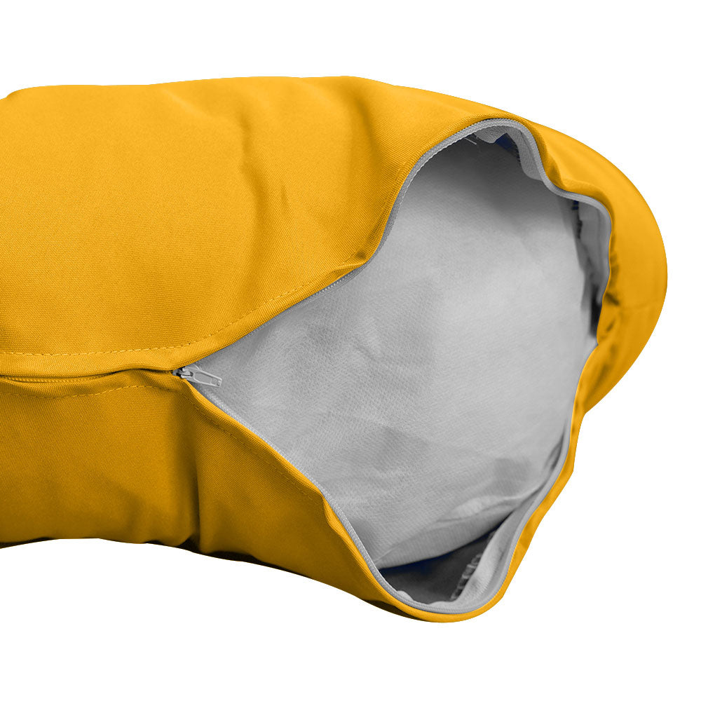 6" Thick Round Papasan Cushion, Tufted Water Repellent Polyester Fabric Yoga Meditation Pillow for Papasan Chair