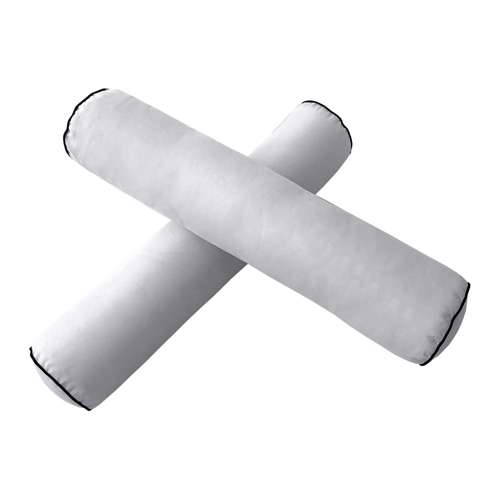 STYLE 1 - Mattress & Pillow Bolster Cushion Cover and Insert for Outdoor Indoor Daybed Porch Swing Bed Crib Size