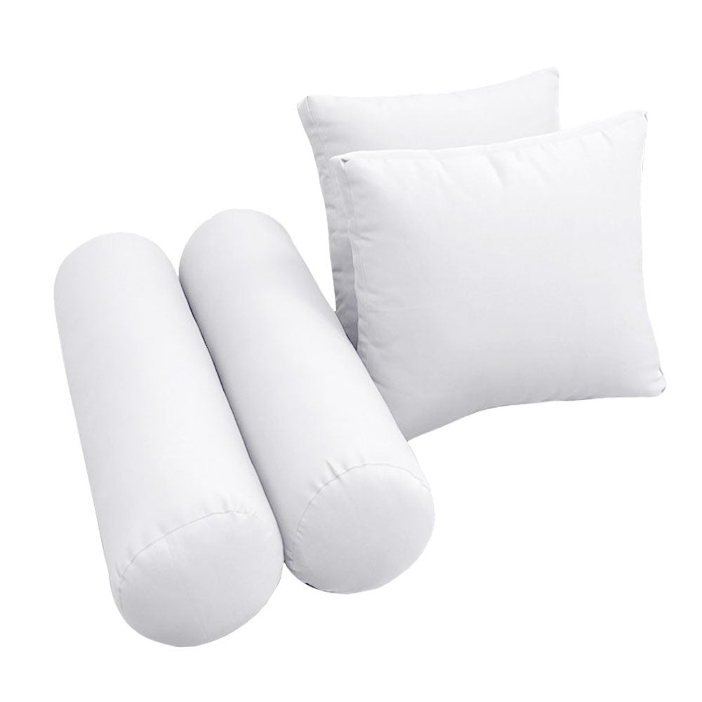 STYLE 1 - Mattress & Pillow Bolster Cushion Cover and Insert for Outdoor Indoor Daybed Porch Swing Bed Twin-XL Size