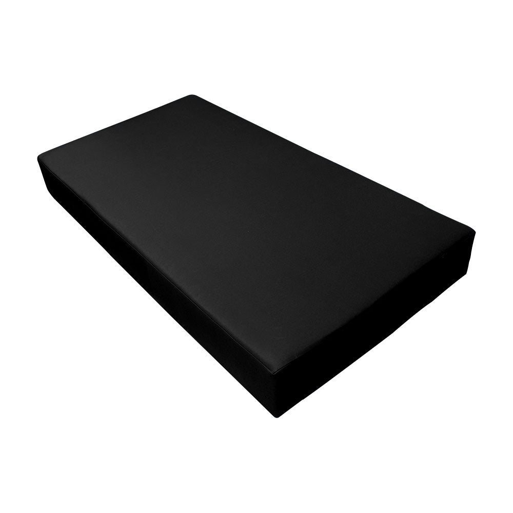 STYLE 1 - Mattress & Pillow Bolster Cushion Cover and Insert for Outdoor Indoor Daybed Porch Swing Bed Crib Size