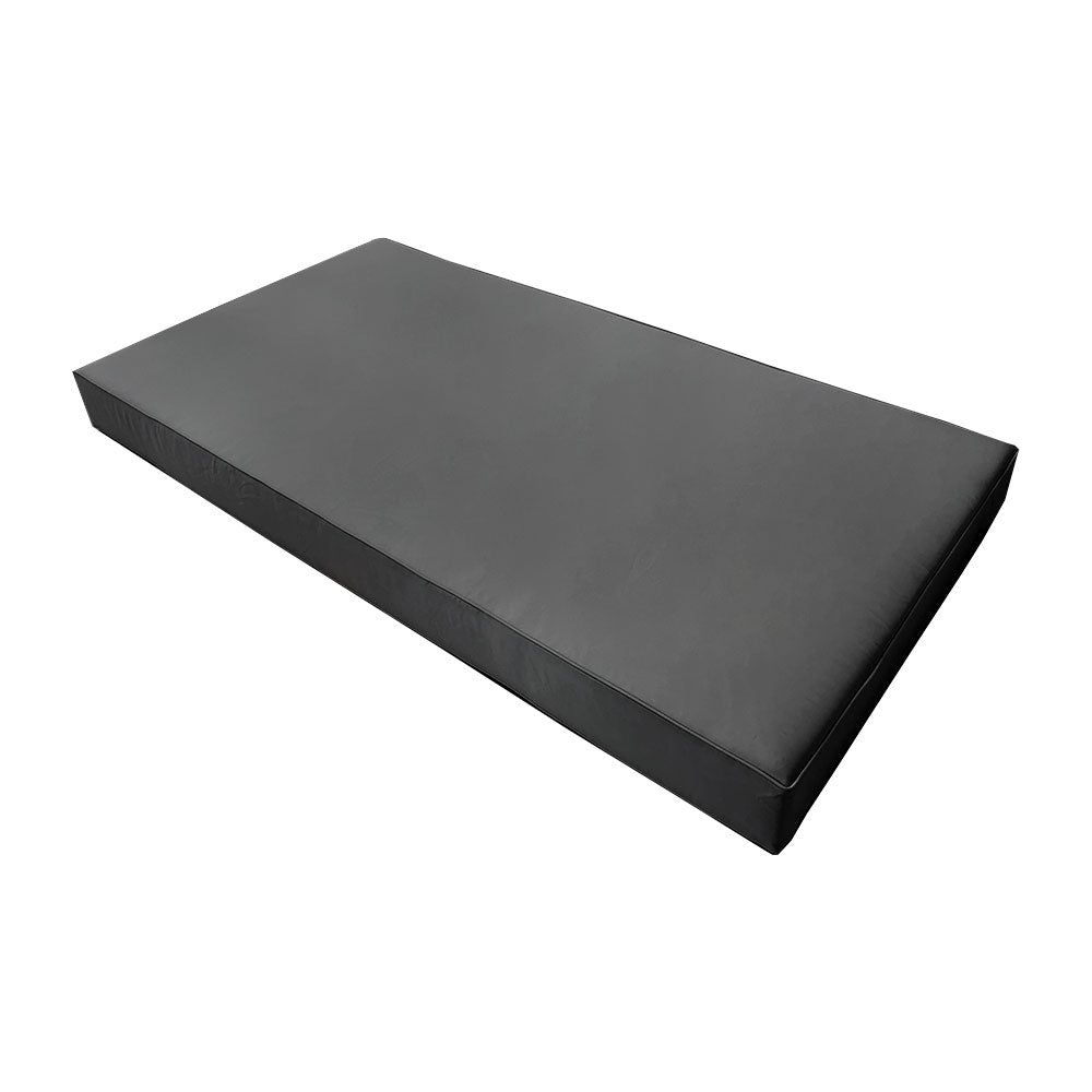 STYLE 1 - Mattress & Pillow Bolster Cushion Cover and Insert for Outdoor Indoor Daybed Porch Swing Bed Crib Size
