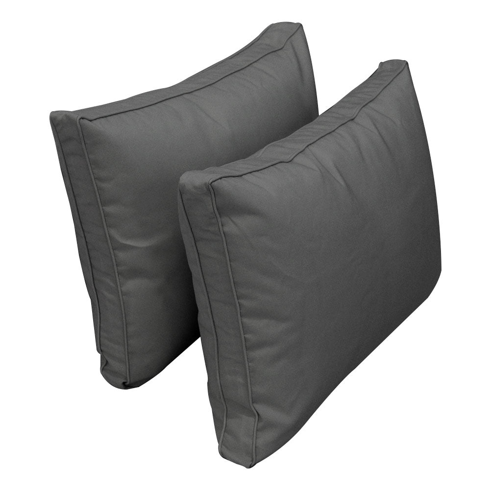 STYLE 1 - Mattress & Pillow Bolster Cushion Cover and Insert for Outdoor Indoor Daybed Porch Swing Bed Crib Size
