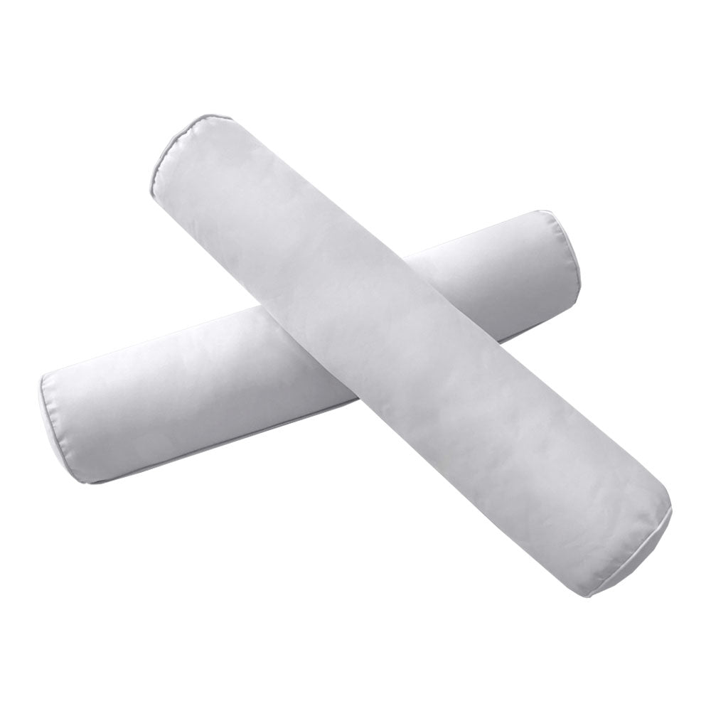 STYLE 1 - Mattress & Pillow Bolster Cushion Cover and Insert for Outdoor Indoor Daybed Porch Swing Bed Crib Size