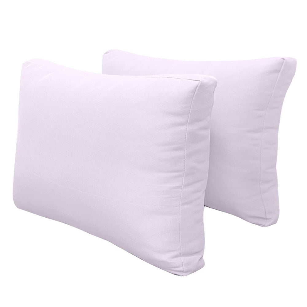 STYLE 2 - Mattress & Pillow Bolster Cushion Cover and Insert for Outdoor Indoor Daybed Porch Swing Bed Crib Size