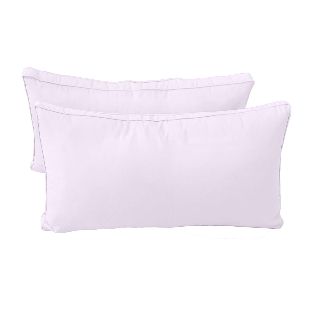 STYLE 2 - Mattress & Pillow Bolster Cushion Cover and Insert for Outdoor Indoor Daybed Porch Swing Bed Crib Size