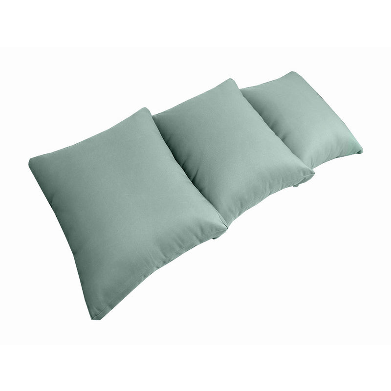 STYLE 3 - Outdoor Daybed Cover Mattress Cushion Pillow Insert Twin Size
