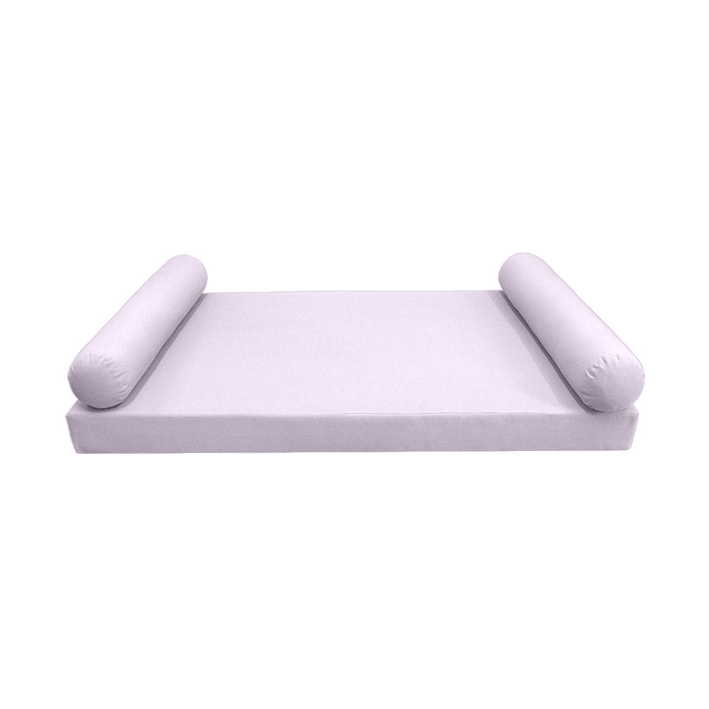 STYLE 5 pillow and bolster cushion set for daybeds, porch swings, or beds – indoor and outdoor use with durable knife-edge design. — cover only