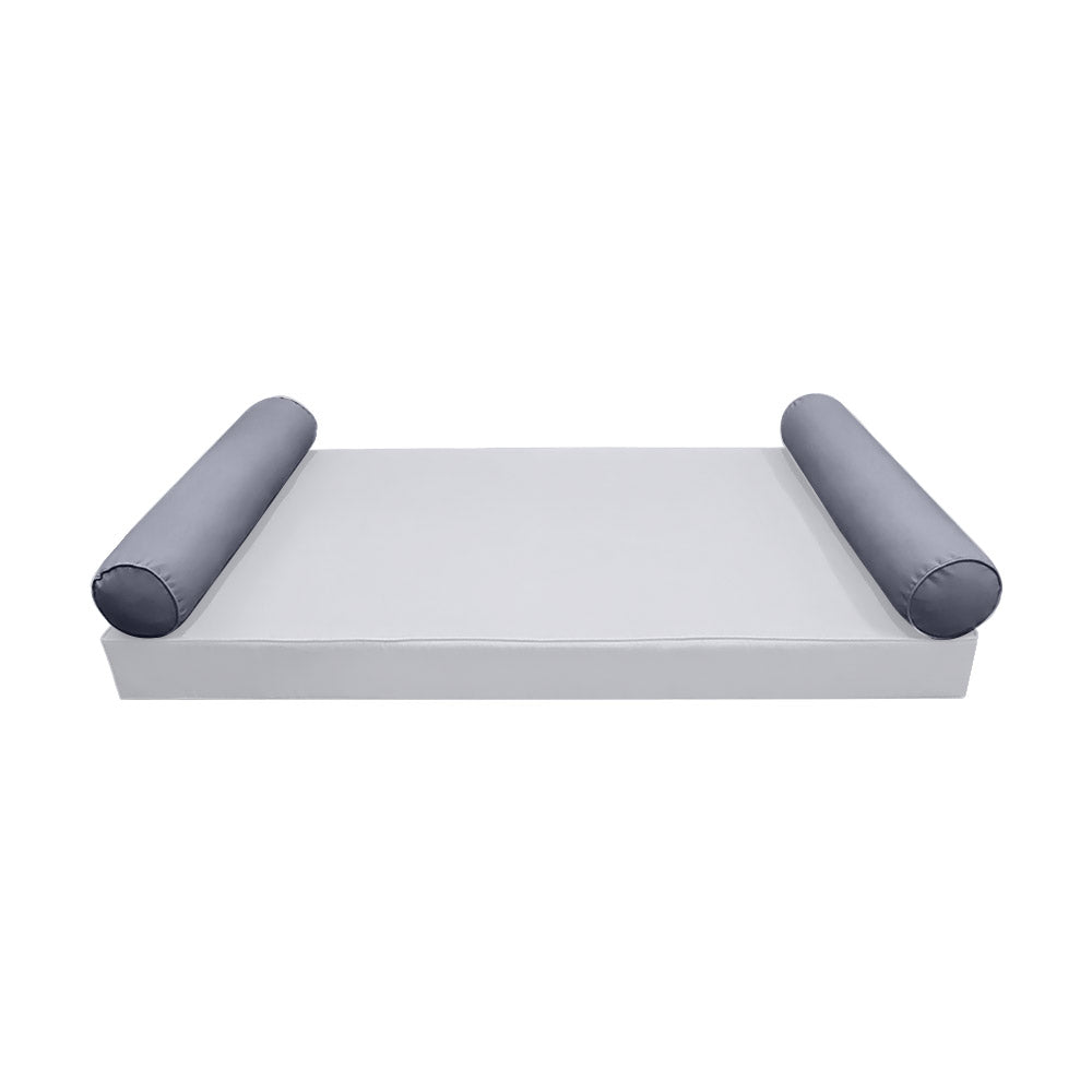 STYLE 5 Bolster Pillow for Outdoor Indoor Daybed Porch Swing Bed Twin Size | COVERS ONLY |