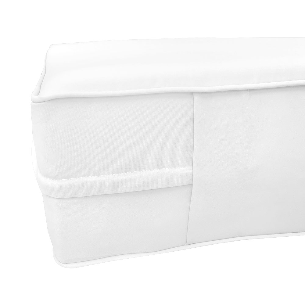STYLE 6 - Mattress & Pillow Bolster for Outdoor Indoor Daybed Porch Swing Bed Piped Trim Full Size AD106 | COVERS ONLY |