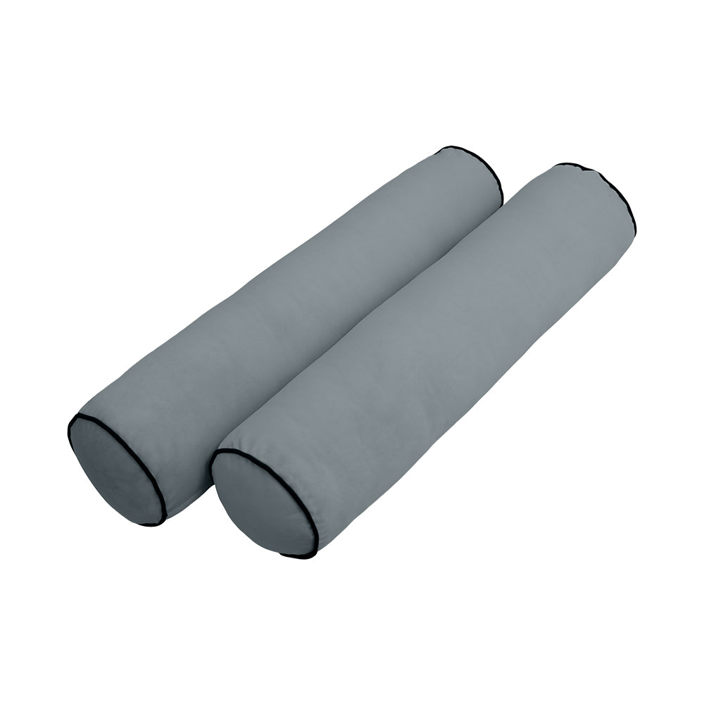 STYLE V5 - Velvet Indoor Daybed Mattress Bolster Pillow |COVERS ONLY|