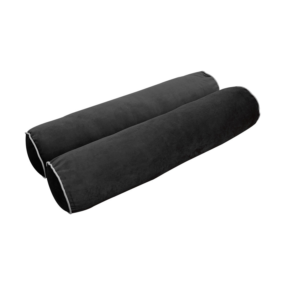STYLE V5 - Velvet Indoor Daybed Mattress Bolster Pillow |COVERS ONLY|