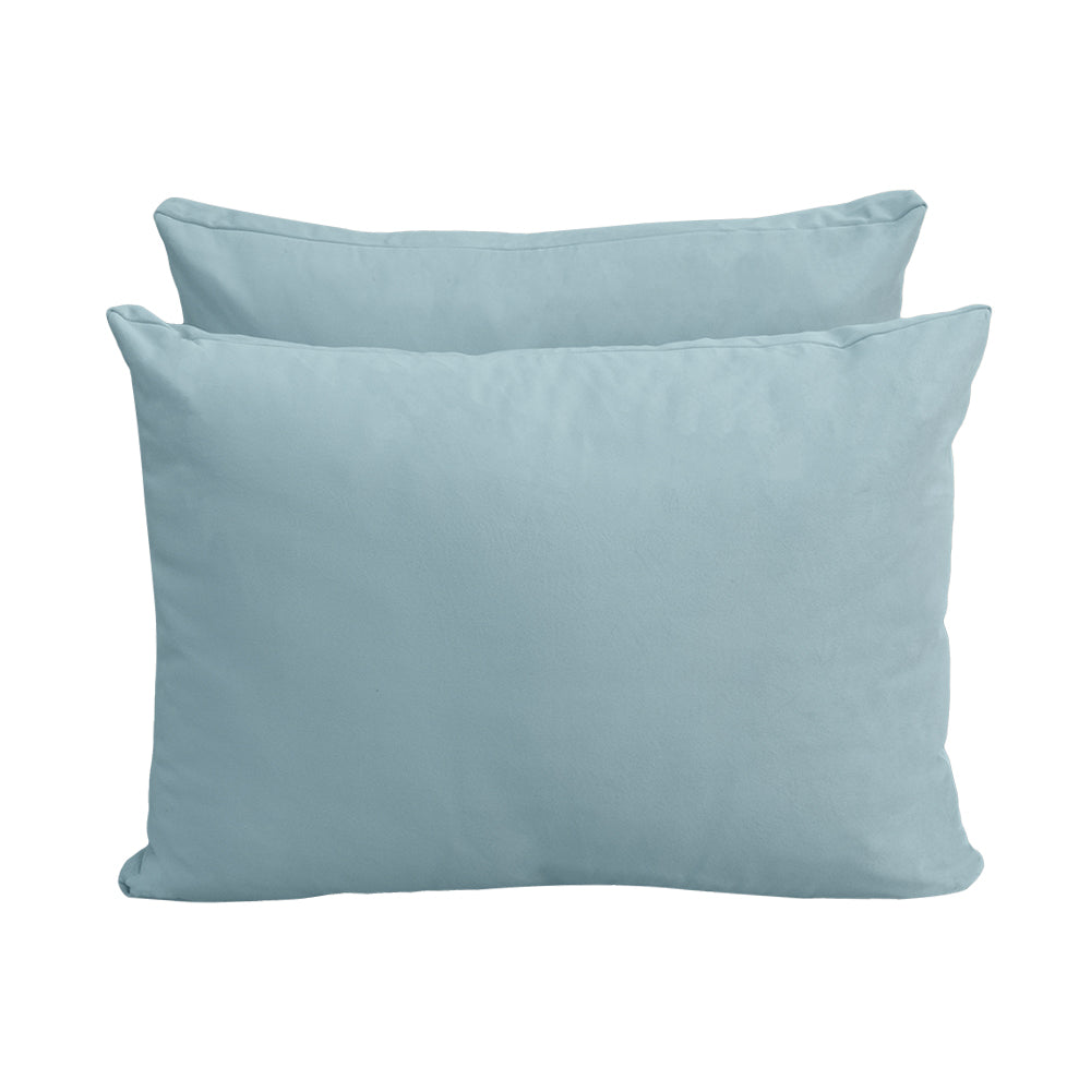 STYLE V1 - Velvet Indoor Daybed Mattress Bolster Backrest Cushion Pillow |COVERS ONLY|
